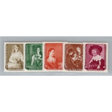 ALEMANIA ORIENTAL DDR 1959 Yv 408/11 SERIE COMPLETA NUEVA MINT !!! PINTURAS 9 EUROS